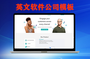 软件公司英文官网模板