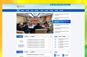 某事业单位心理研究所网站模板自适应